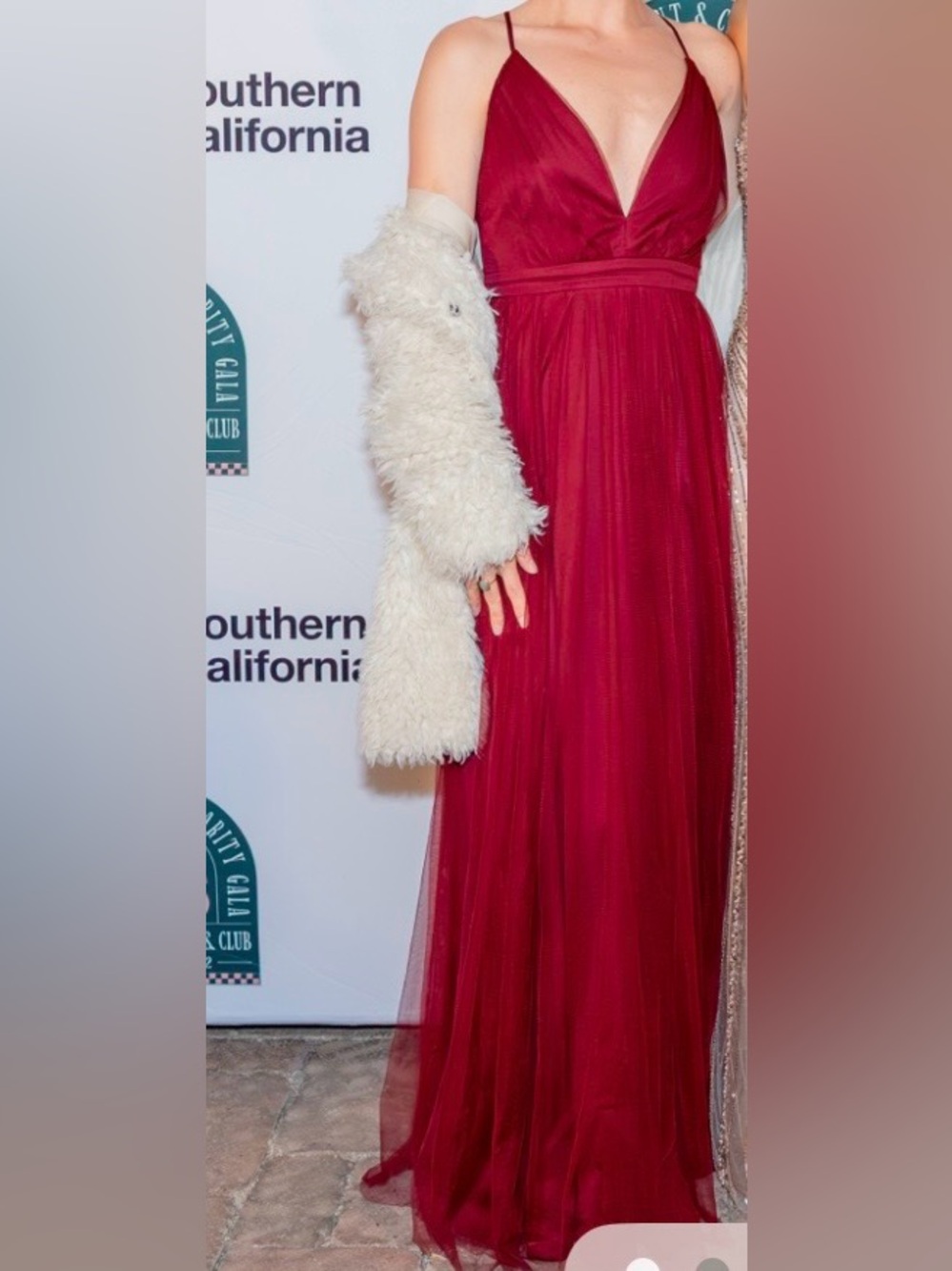 Lulu's Burgundy Red Gown